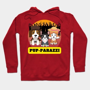 Pup-parazzi crowd - french bulldog french poodle beagle Hoodie